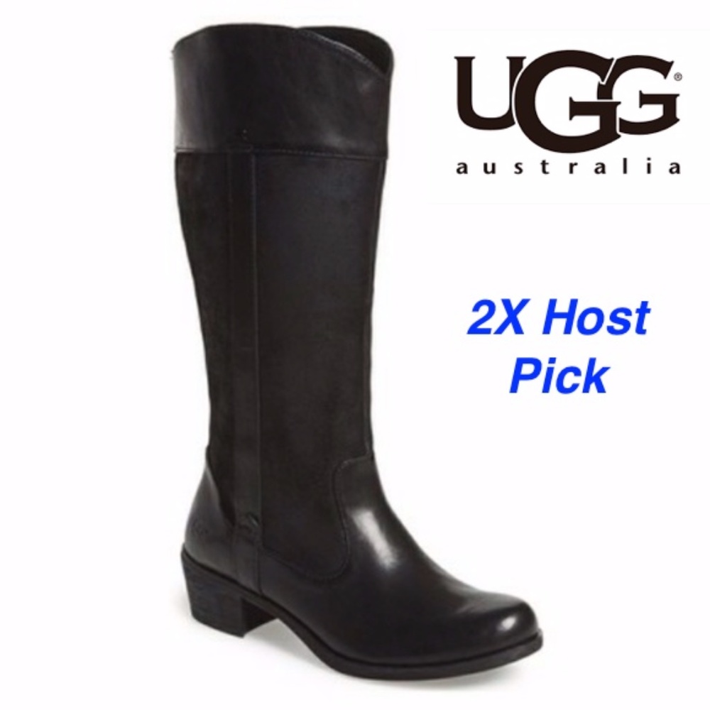NEW UGG Australia Cassis Leather Boots 5.5 1008719